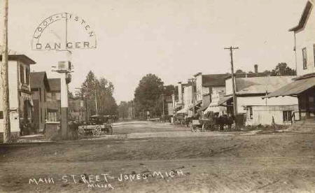 Mainstreet in Jones MI