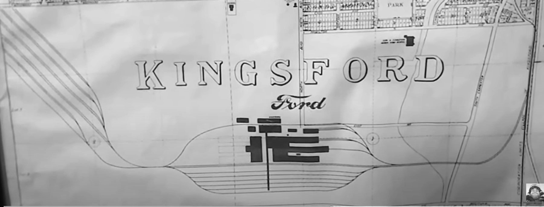 Ford Kingsford Track Diagram in 1926