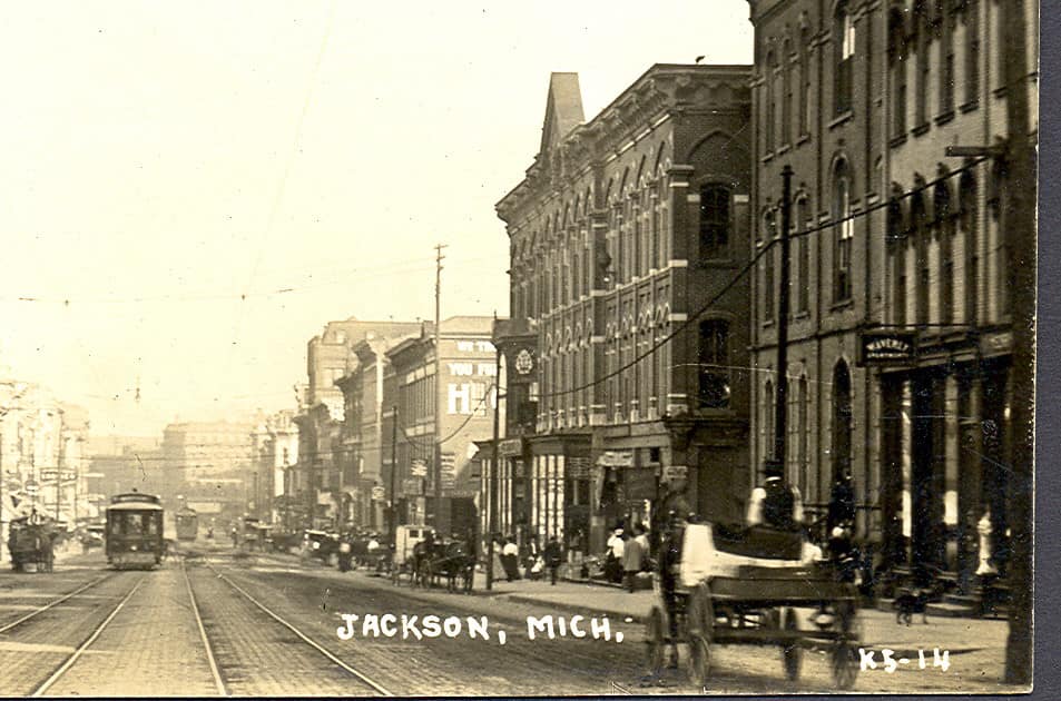 Downtown Jackson and Street Railway