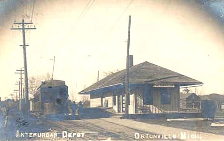 Ortinville MI Interurban depot