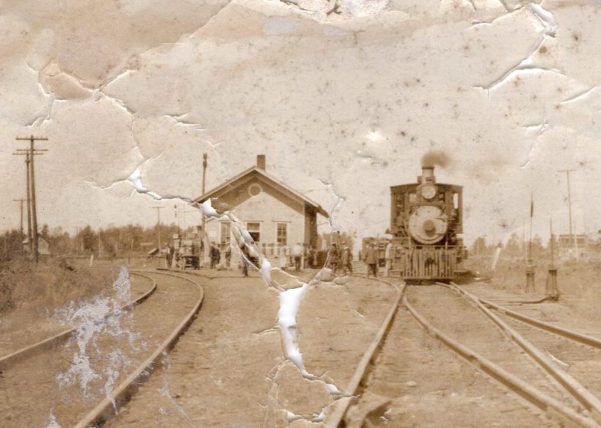 Early Oscoda, MI and train