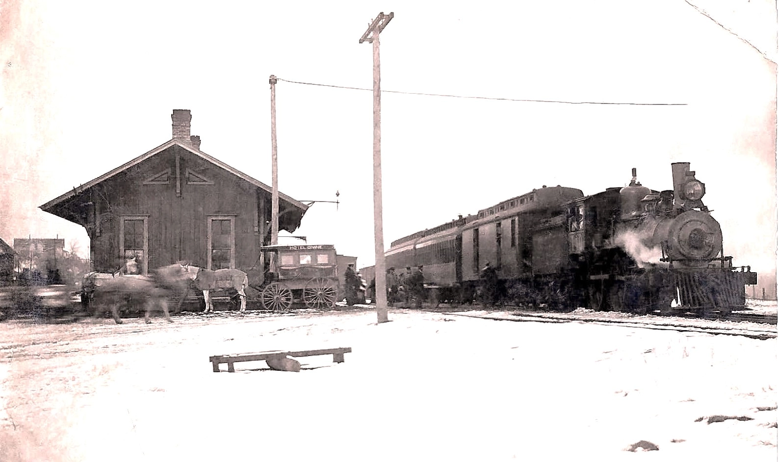 PM Portland Depot and Train