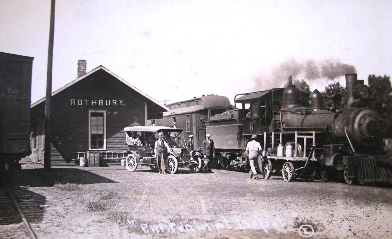 PM Rothbury depot and train