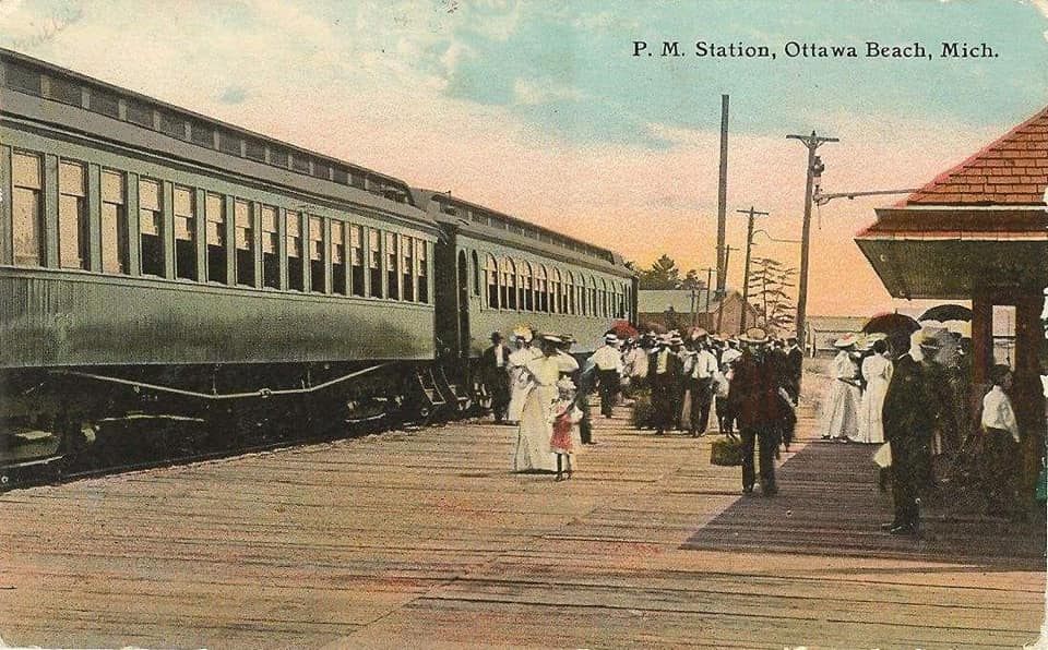 Ottawa Beach Depot and Train