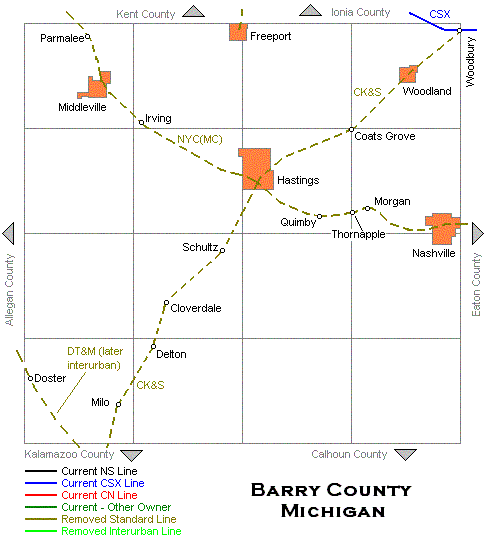 Barry County Map