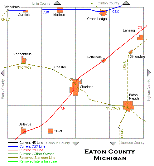 Eaton County Map