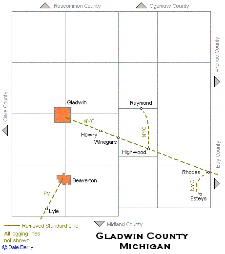 Gladwin County Map