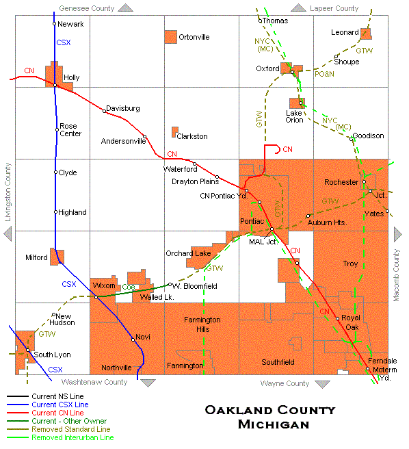 Oakland County Map