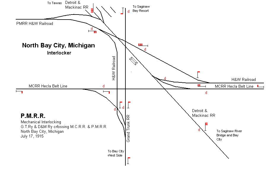 North Bay City map