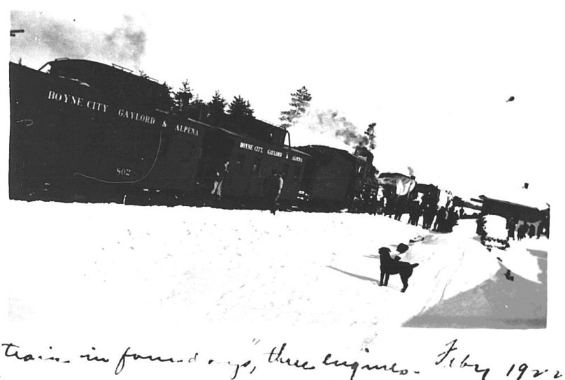 BCGA Snow Plow Train at Atlanta, MI