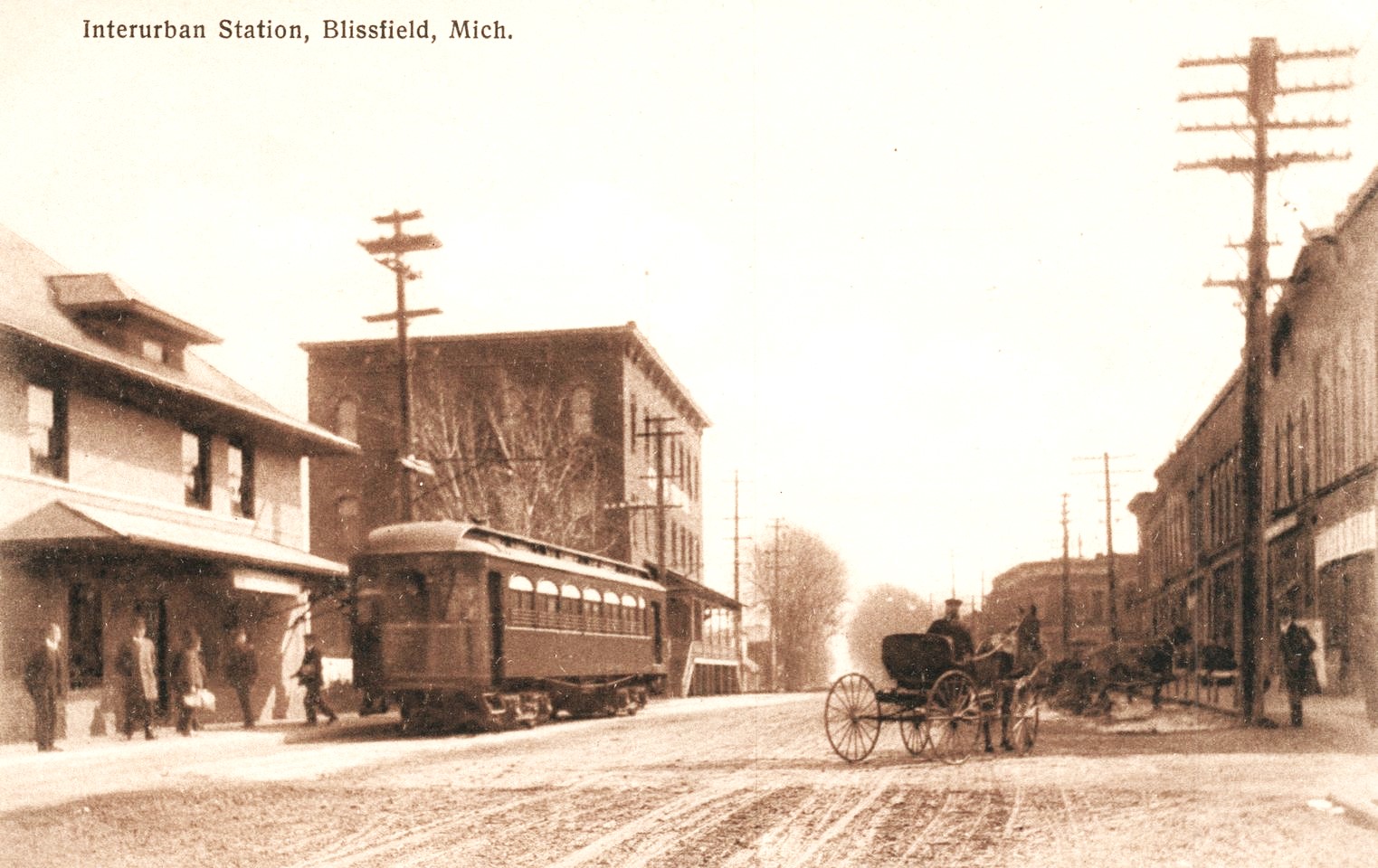 Interurban Car in Blissfield MI