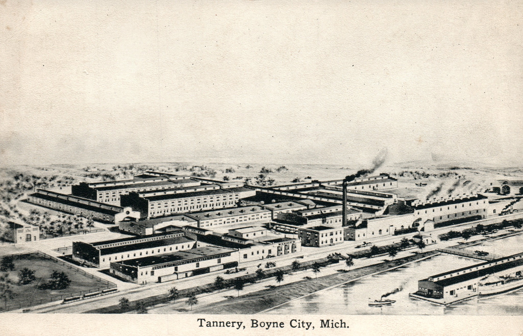 Boyne City Tannery in 1912