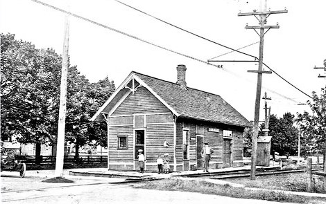 DJ&C Interurban Station at Chelsea, MI