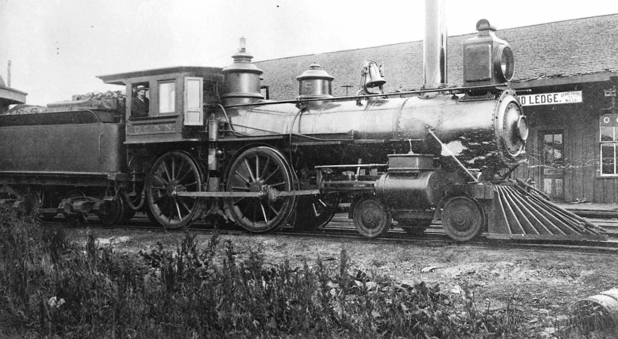 DL&N Locomotive at Grand Ledge