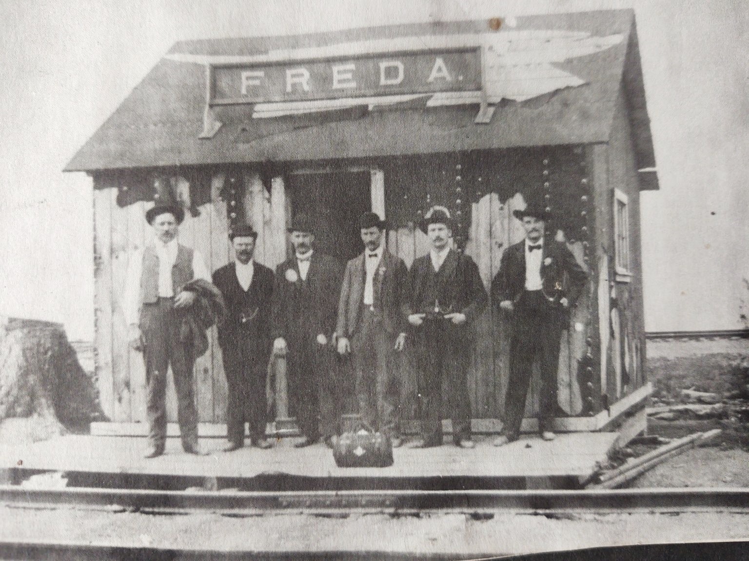 Freda MI train depot