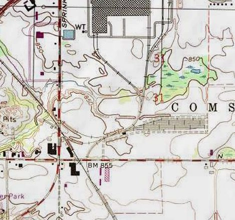 Kilgore Yard map, near Kalalazoo