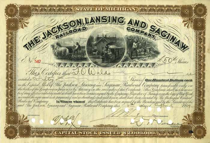 JL&S Stock Certificate