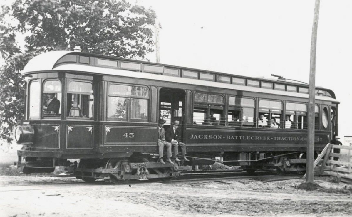 Jackson & Battle Creek interurban car