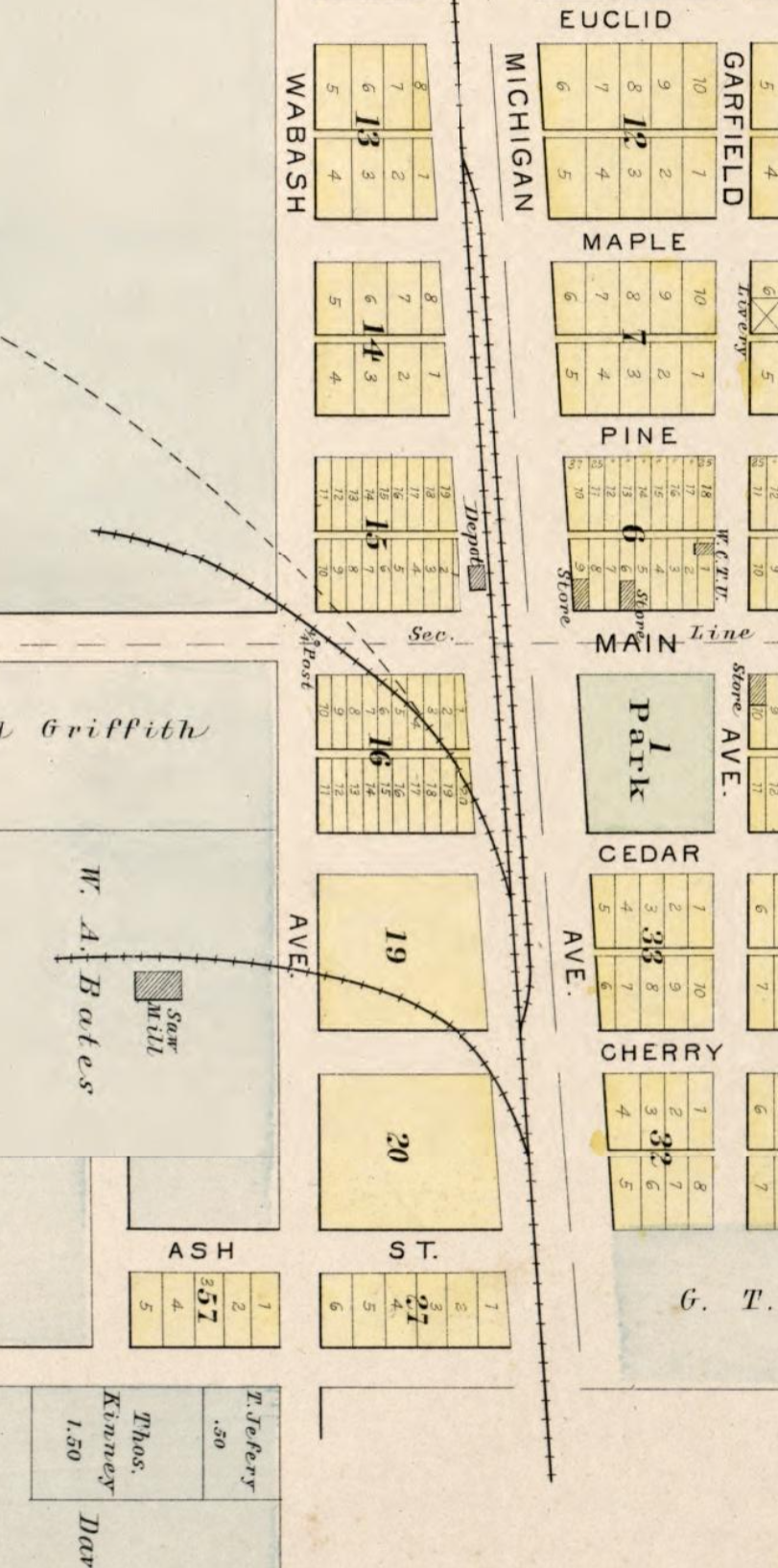 Lupton railroad map