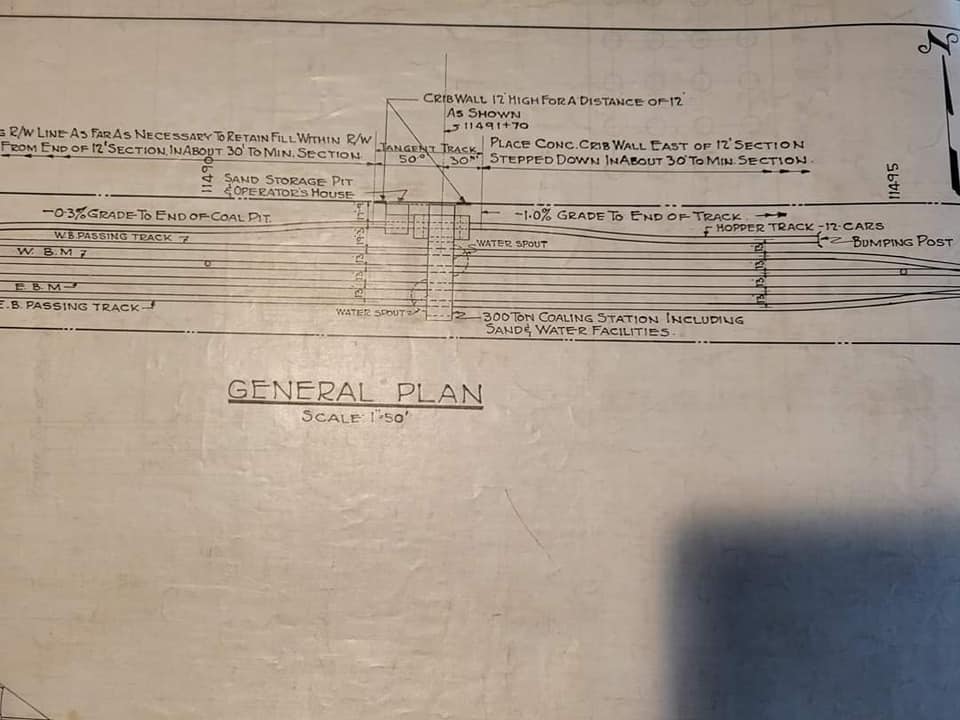 CN Lansing Coal Tower blueprints