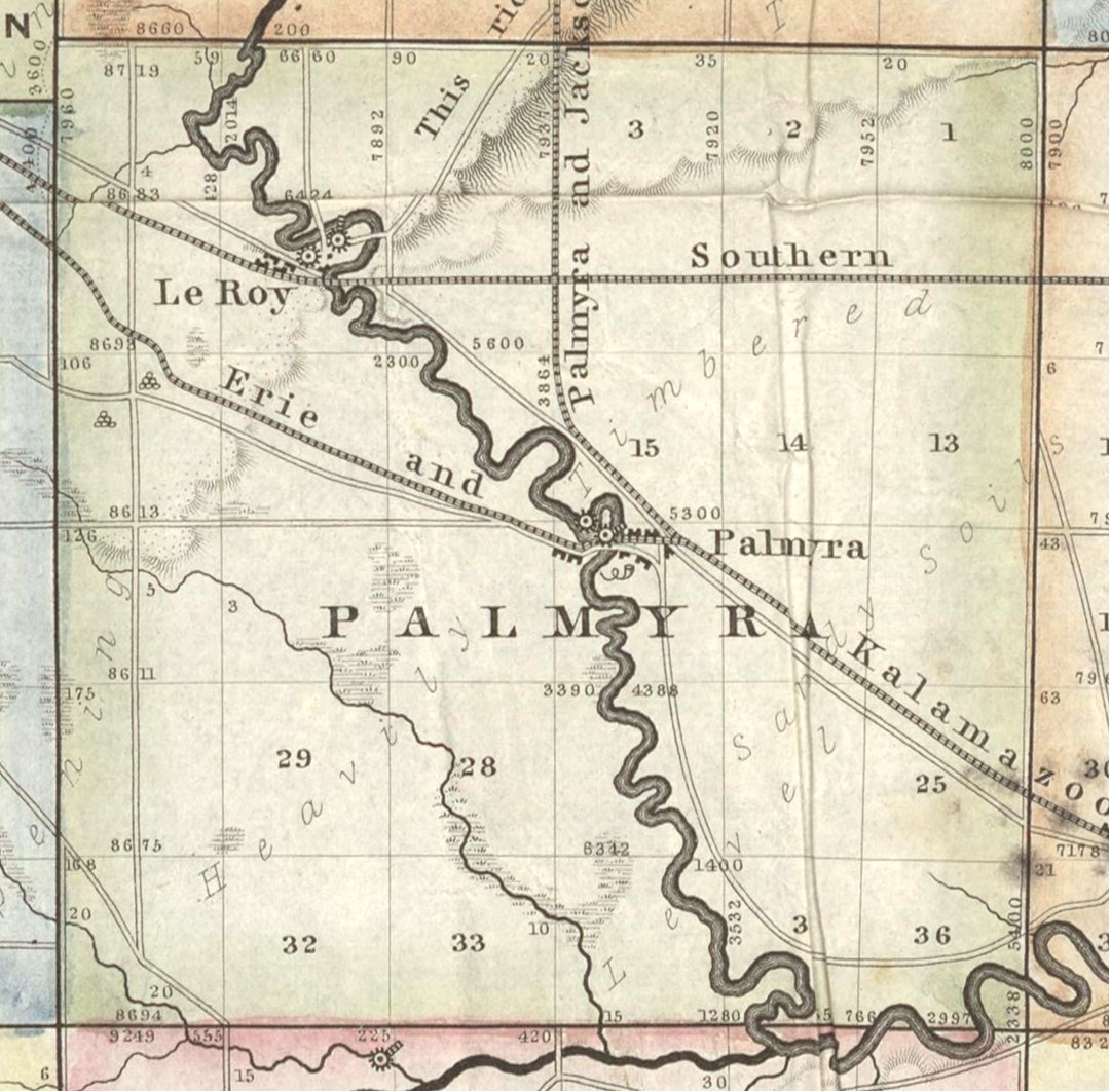 Lenawee Junction Map