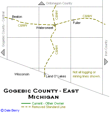 Gogebic County Map