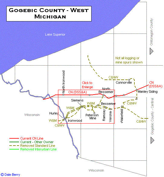 Gogebic County Map
