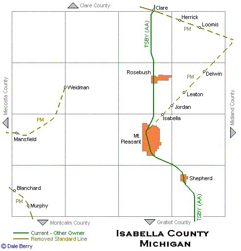 Isabella County Map