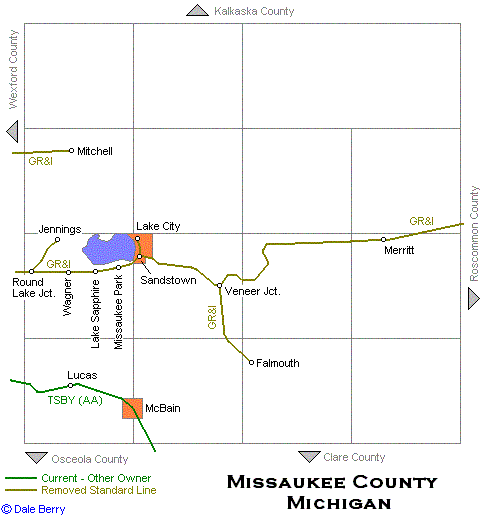Missaukee County Map