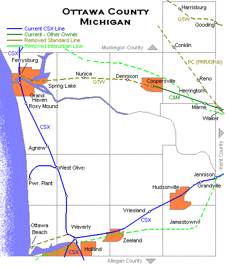 Ottawa County Map