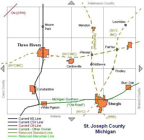 St. Joseph County Map