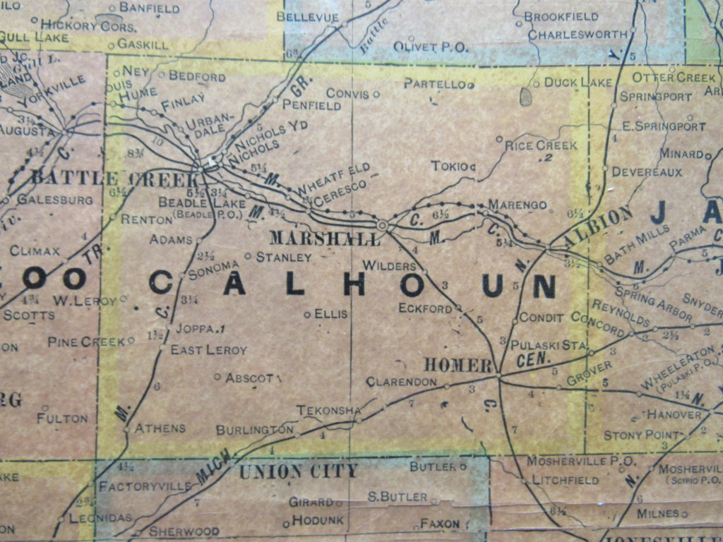 Calhoun County Map