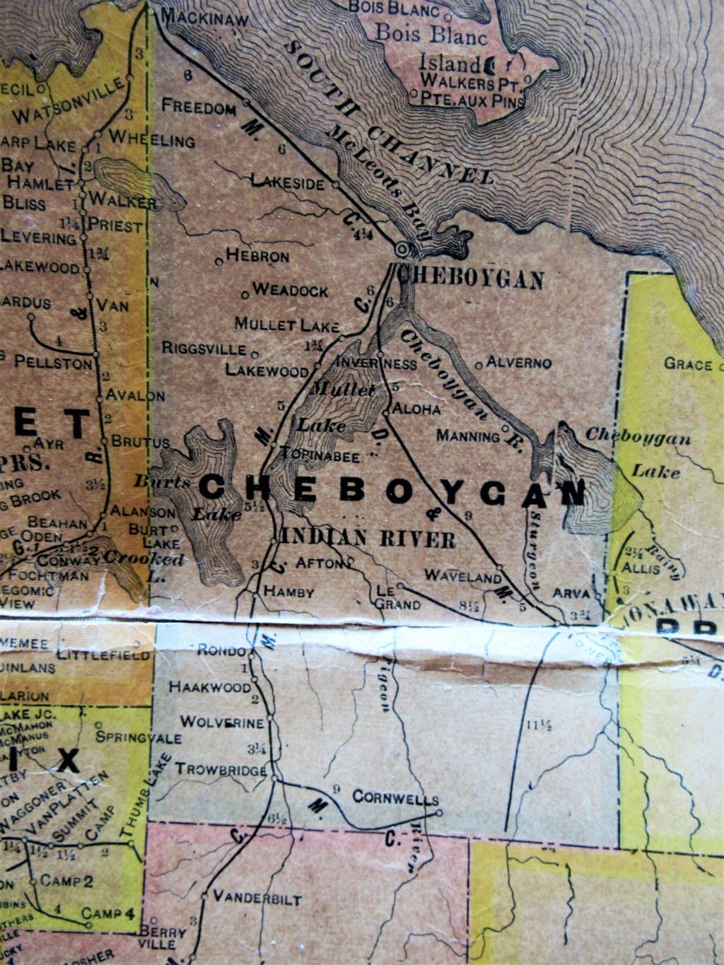 Cheboygan County Map