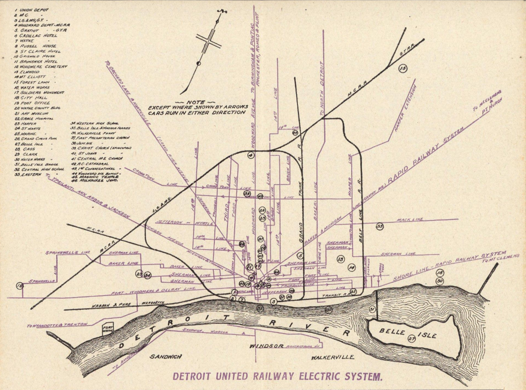 DUR Map of Detroit